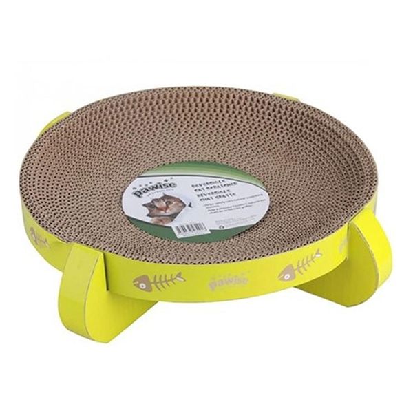 PAWISE REVERSIBLE ROUND CAT SCRATCHER