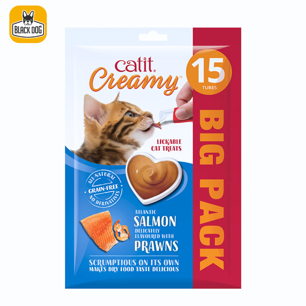 CATIT CREAMY SALMON 15X10G
