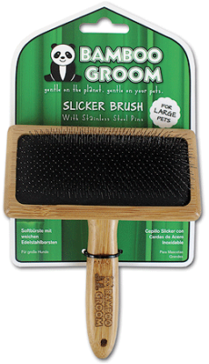 BAMBOO GROOM SLICKER BRUSH MEDIUM