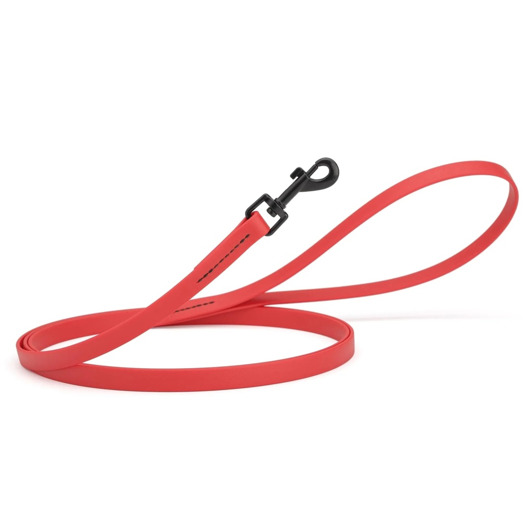 DOGLINE WATERPROOF LEASH 6FT RED