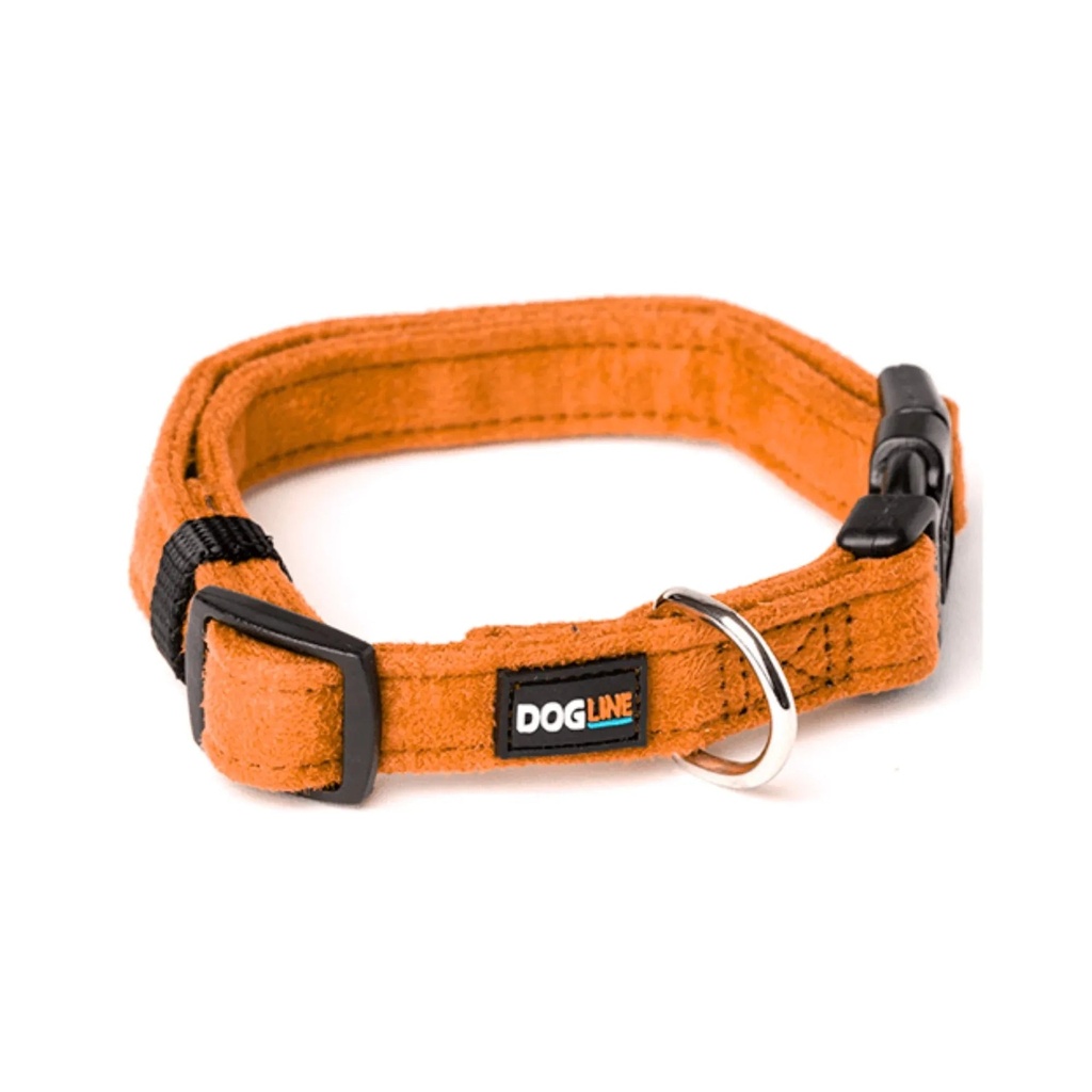 DOGLINE NYLON COLLAR MEDIUM ORANGE
