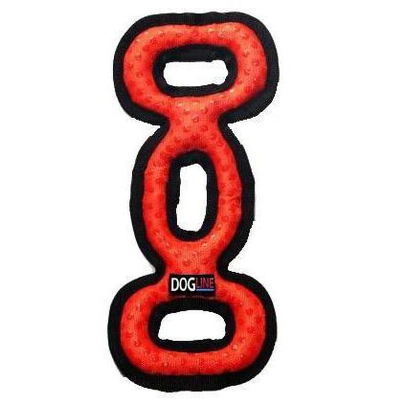 DOGLINE GRIP N BITE TUGGER ORANGE