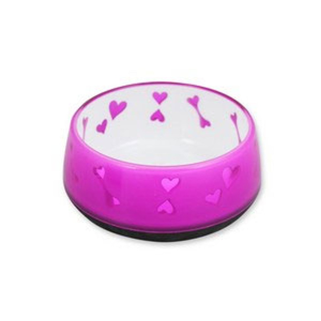 AFP DOG LOVE BOWL PINK LARGE