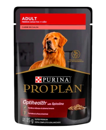 PP DOG OPTIHEALTHMEAT 24X85G