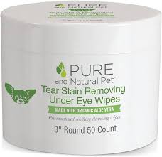 PURE AND NATURAL TEAR STAIN WIPES EYE