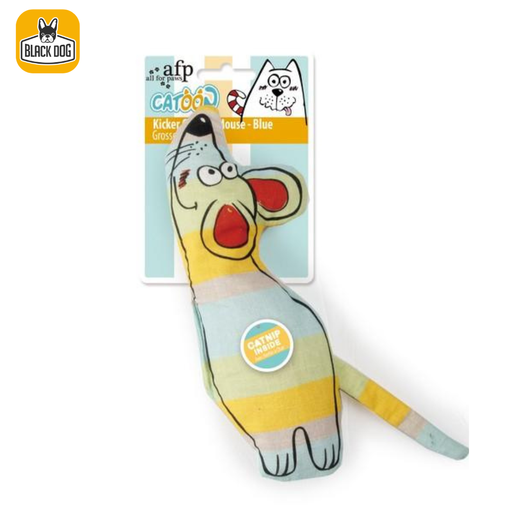 CATOON-KICKER CURIOUS MOUSE - BLUE
