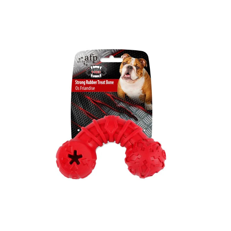 MIGHTY REX-STRONG TREAT BONE RED