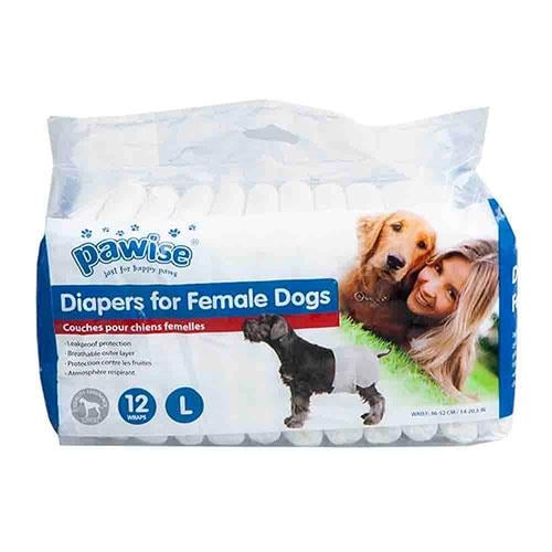 BLACK DISPOSABLE DIAPERS-12PACK   L  15-19 LBS