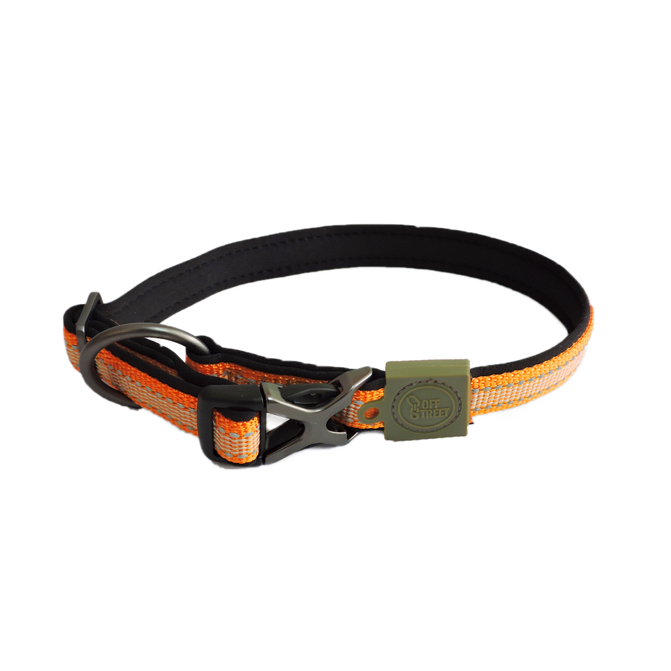 DOG COLLAR - TANGERINE-S
