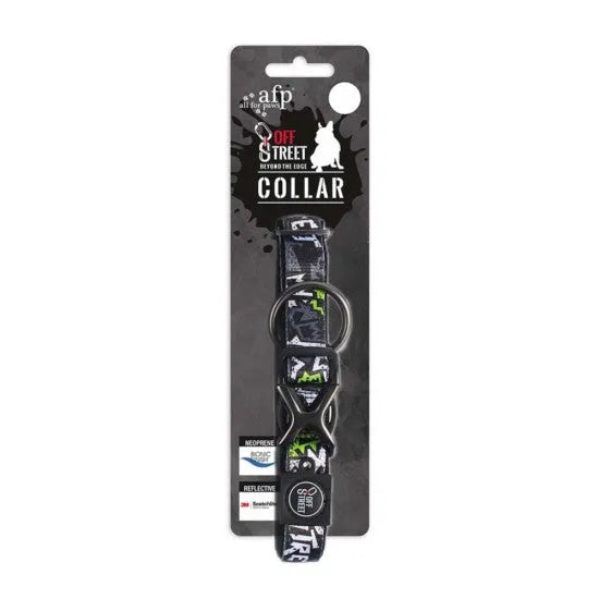 DOG COLLAR - GRAFFITI-L
