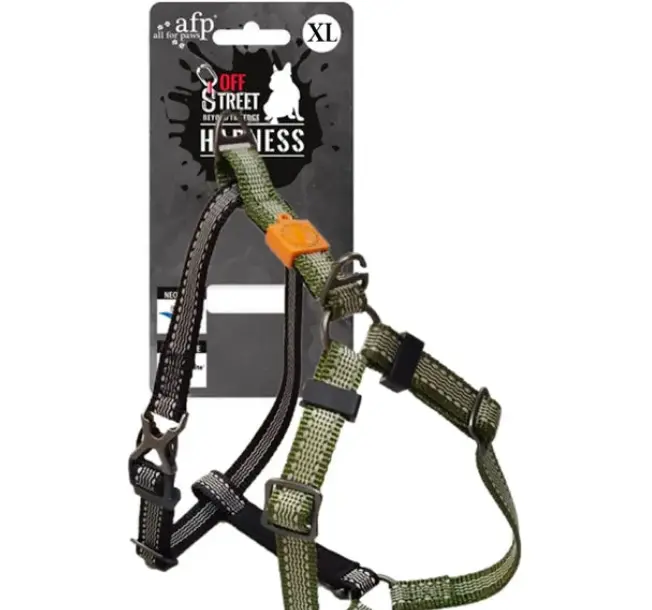 DOG NON-PULL HARNESS - OLIVE GREEN-XL