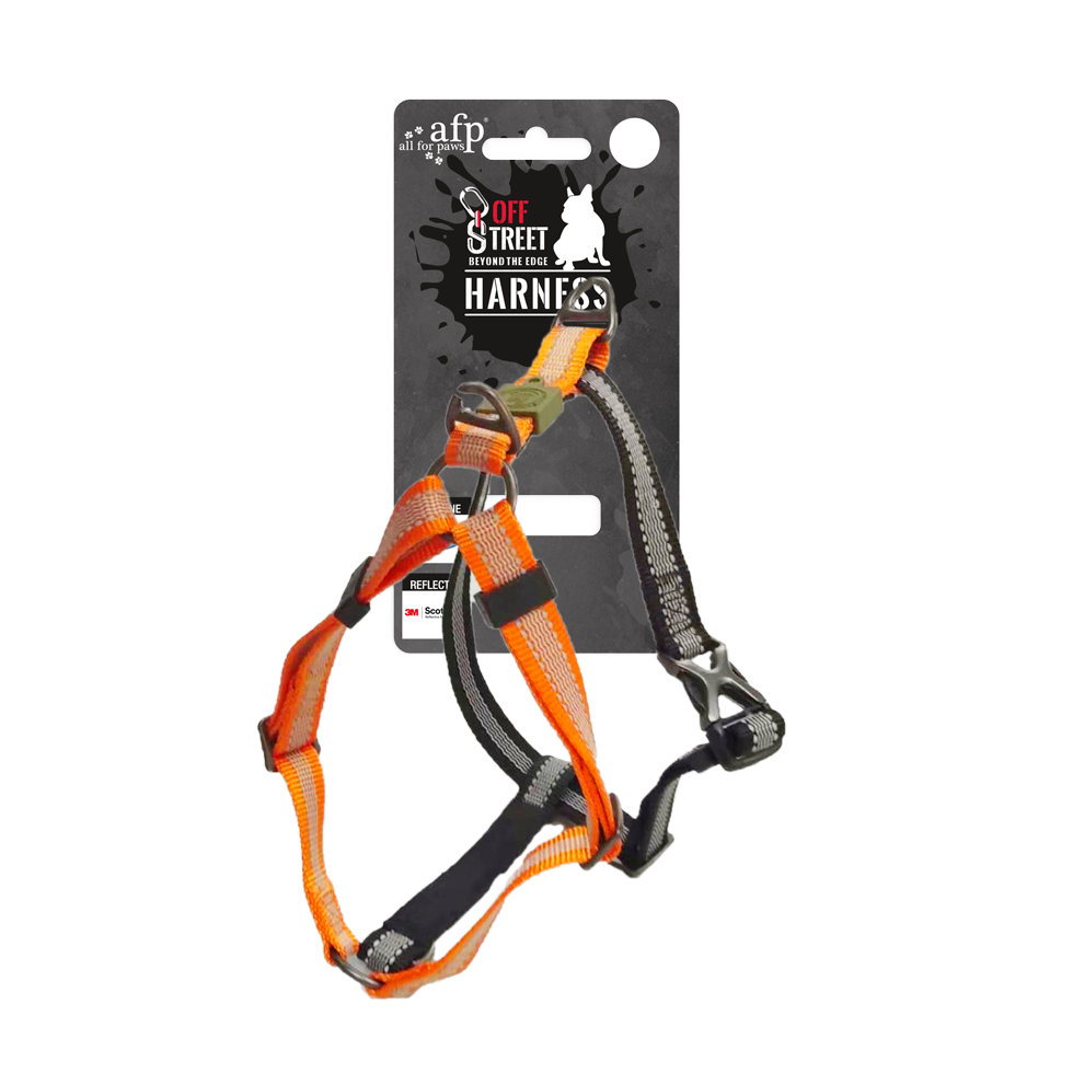 DOG NON-PULL HARNESS - TANGERINE-XL