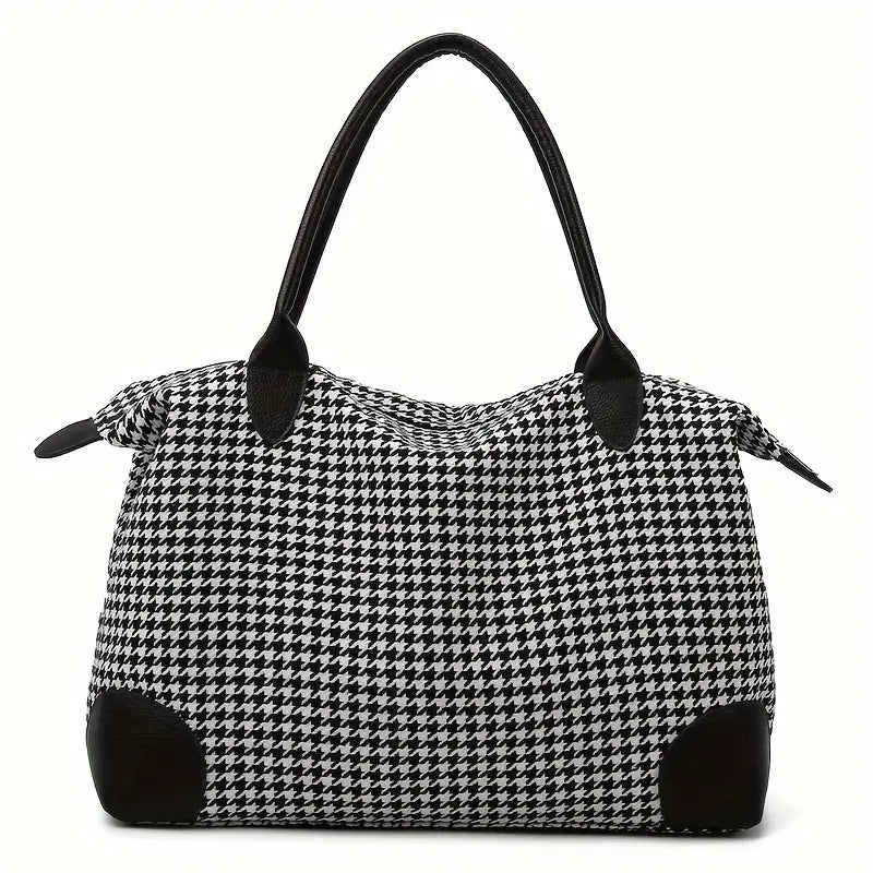 PET TOTE BAG (WHITE/BLACK)
50*21*27CM