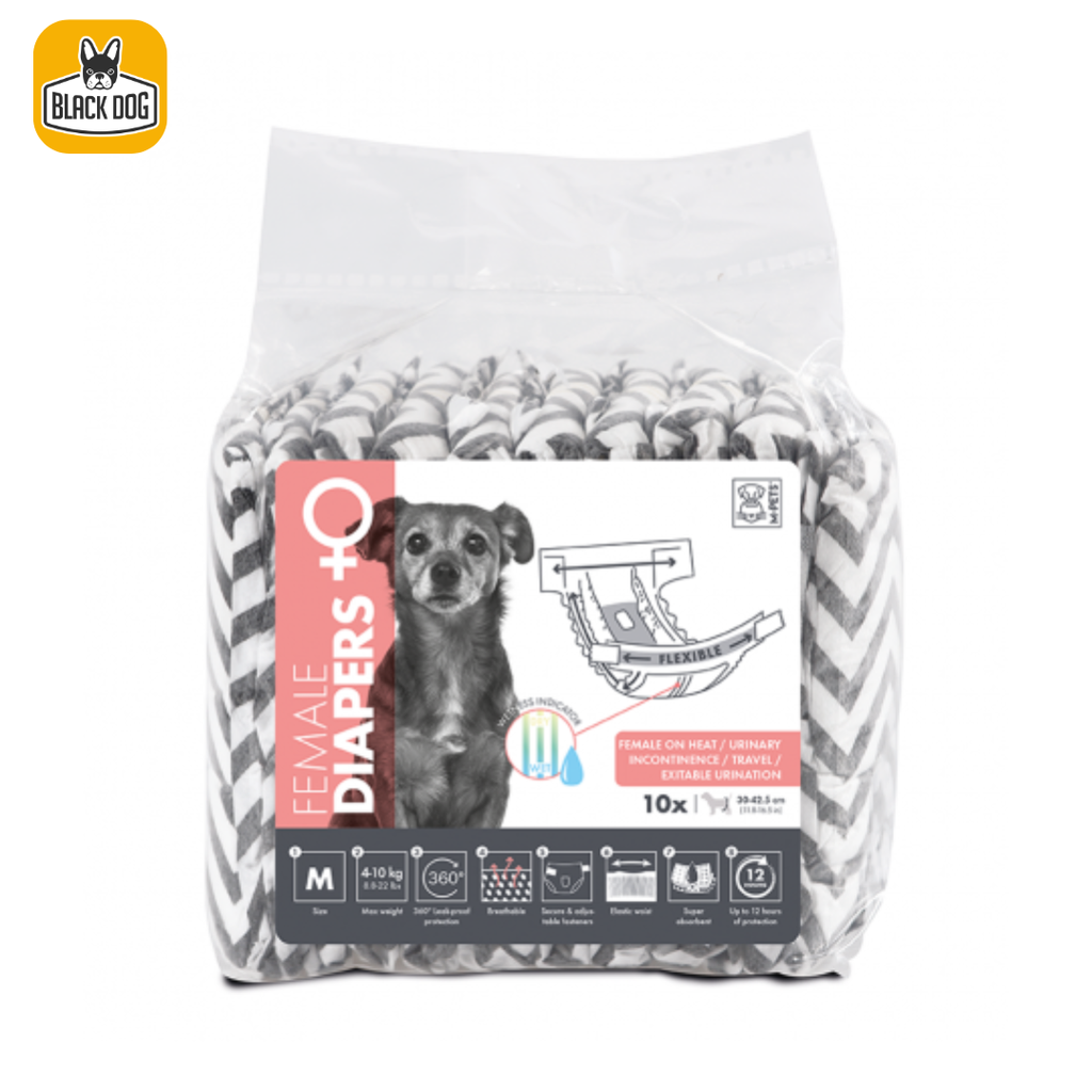 DIAPERS - Female Dog - M