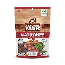 Natbones: Beef, Spinach, Carrots and Flaxseed 12-pack