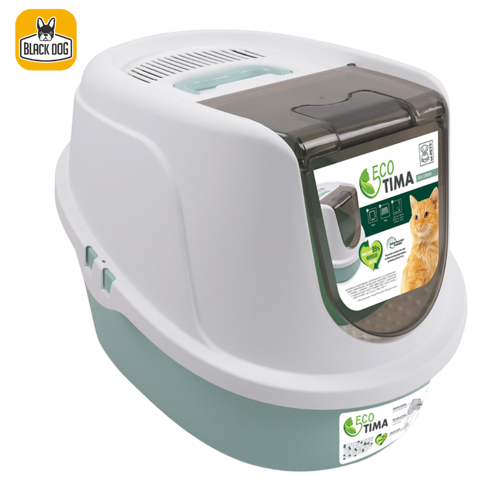 ECO TIMA Cat Litter Box M- Sea Green