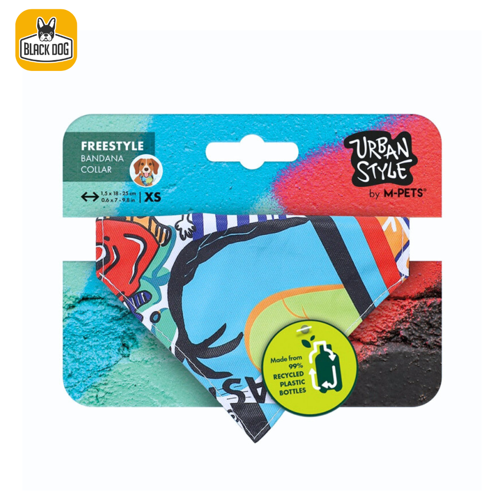 URBAN STYLE FREESTYLE Bandana Collar XS