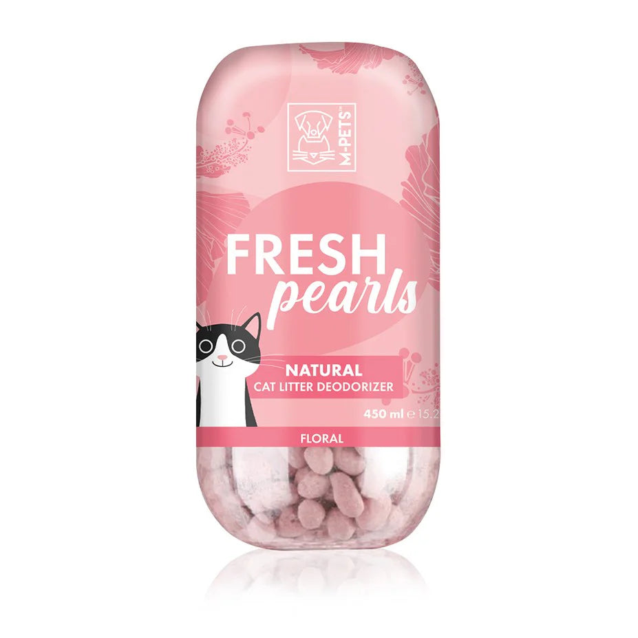 FRESH Pearls Natural Cat Litter  Deodoriser - Floral 450 ml