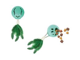 TAMPO Cat Toy - Leaf with treat dispenser