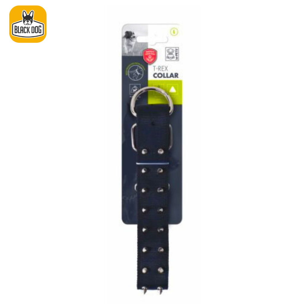 T-REX PROTECTIVE SPIKED DOG COLLAR  L