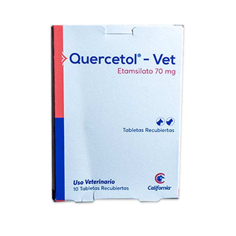 QUERCETOL VET 70 MG X 10 COMP