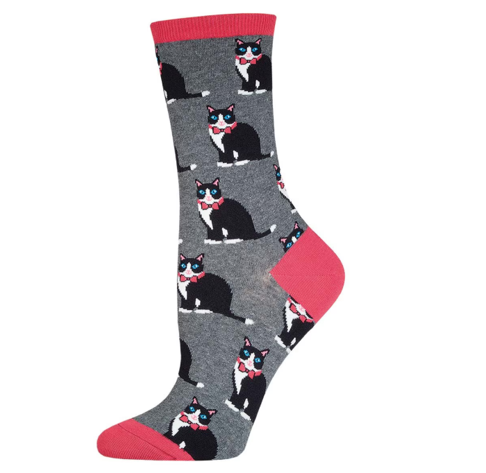 TUXEDO CATS - GRAY HEATHER - 9-11