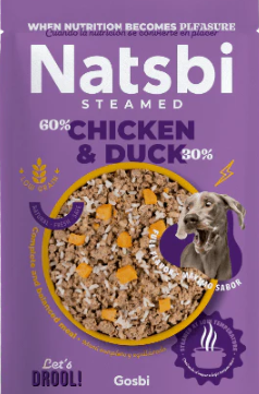 NATSBI STEAMED CHICKEN & DUCK 200 g