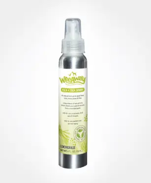 WEE AWAY FLEA & TICK SPRAY LEMONGRASS 4OZ