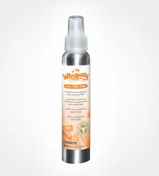 WEE AWAY FLEA & TICK SPRAY CEDARWOOD 4OZ