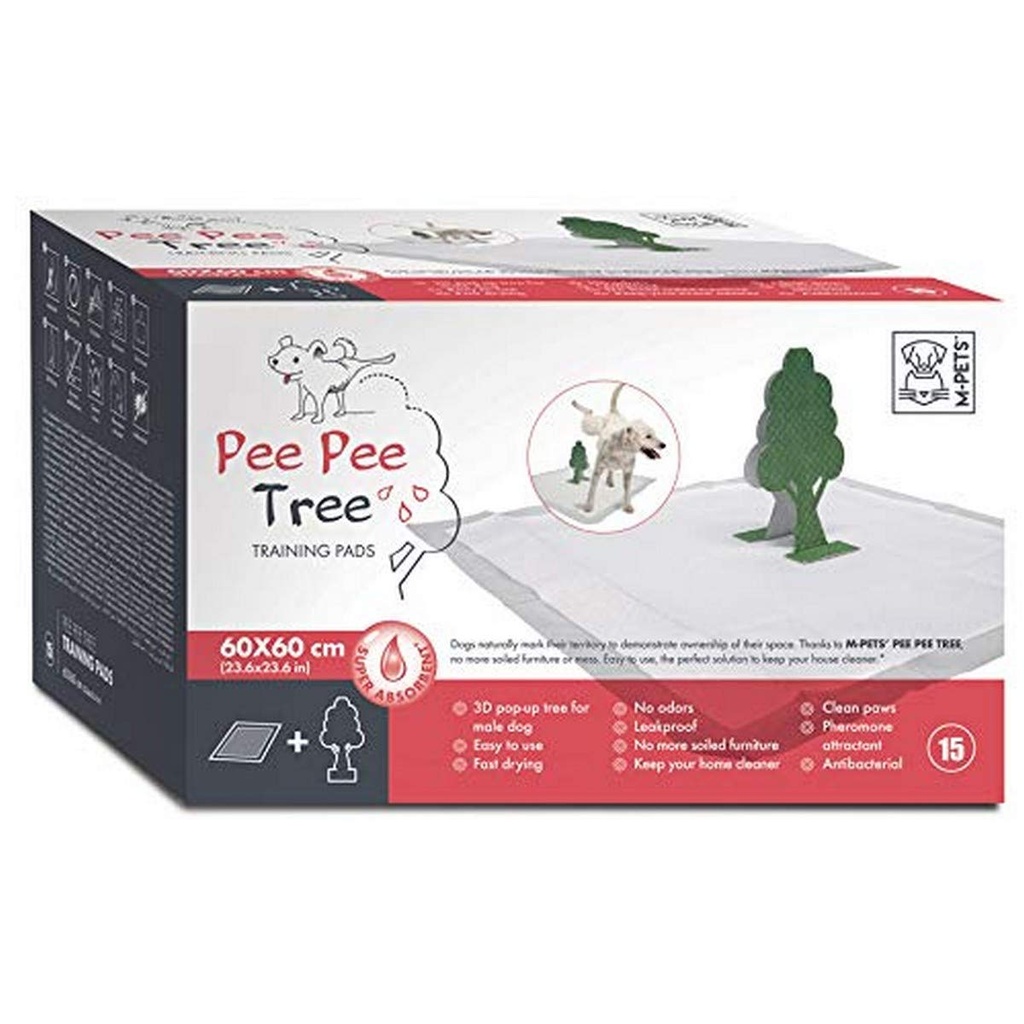 PEE PEE TREE 60X60 TRAINING PADS 15 PCS
