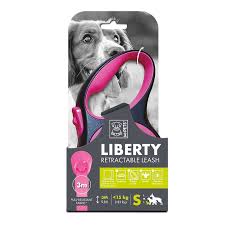 LIBERTY Dog Retractable Leash S / Pink