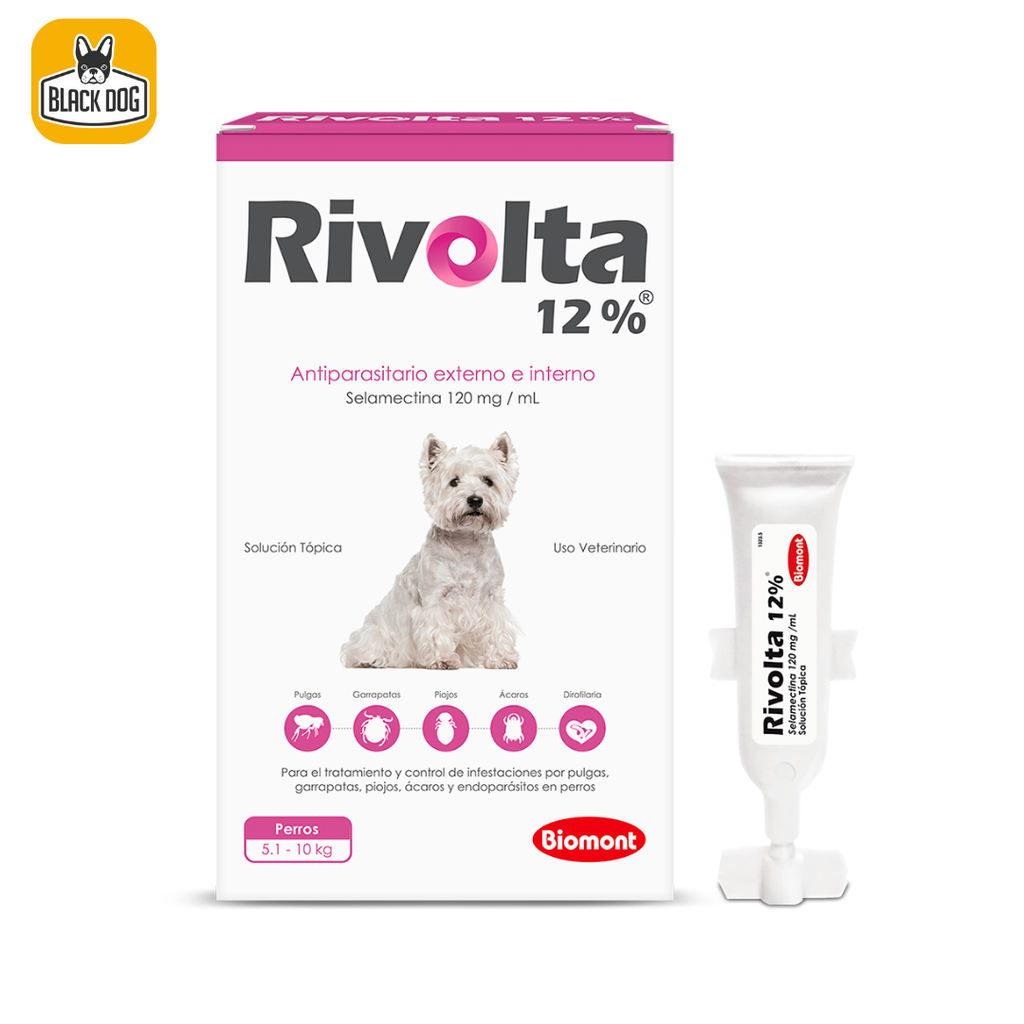 RIVOLTA  MORADO 5.1-10KG%X0.25ML (SELAMECTINA 120MG)