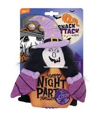 Halloween Snack Attack Dog Toy - Witch