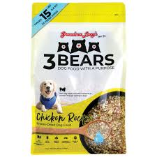3 Bears Chicken Dog Food - 3lb