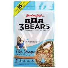 3 Bears Fish Dog Food - 3lb