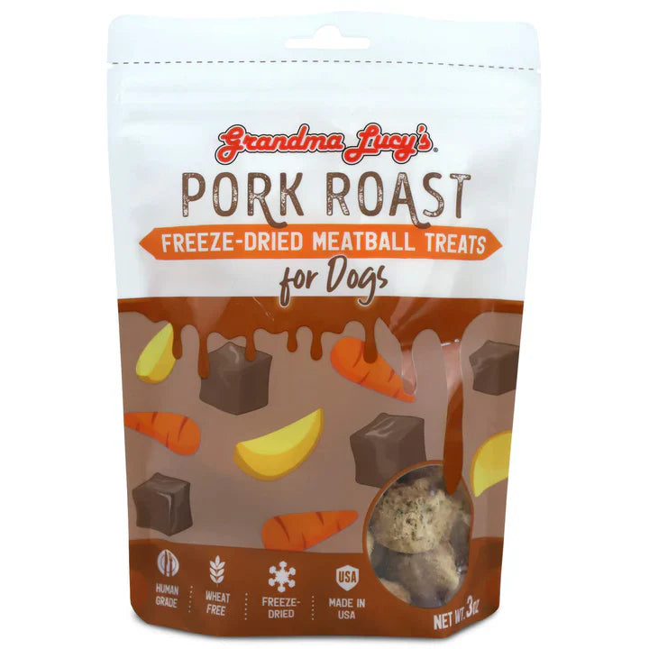 PORK ROAST Meatball Dog Treats - 3oz