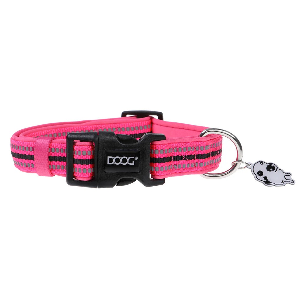 DOOG Neoprene Dog Collar LADY (Neon) - Medium
