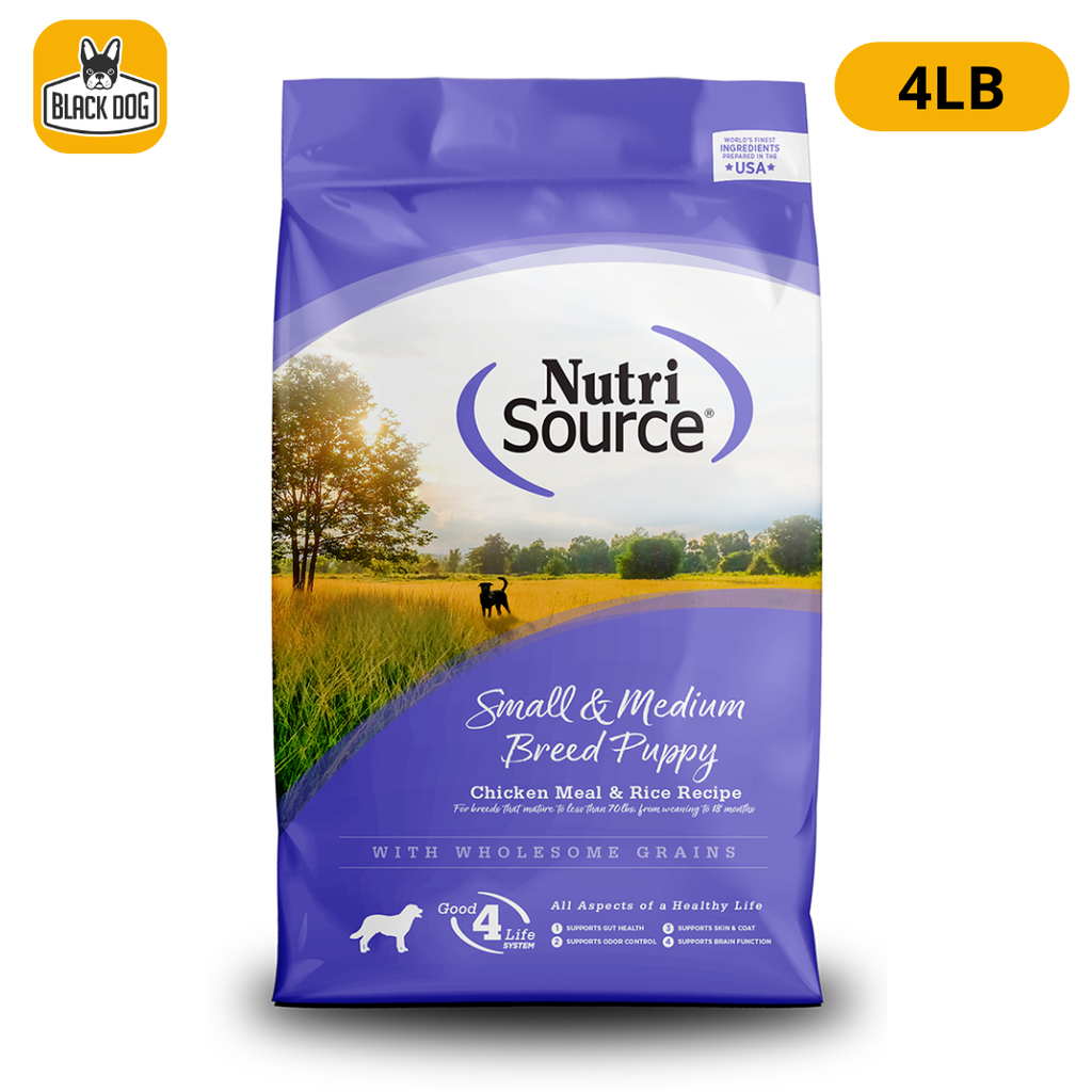 NUTRI SMALL&MED BREED PUPPY 4Lbs CHICKEN RICE 