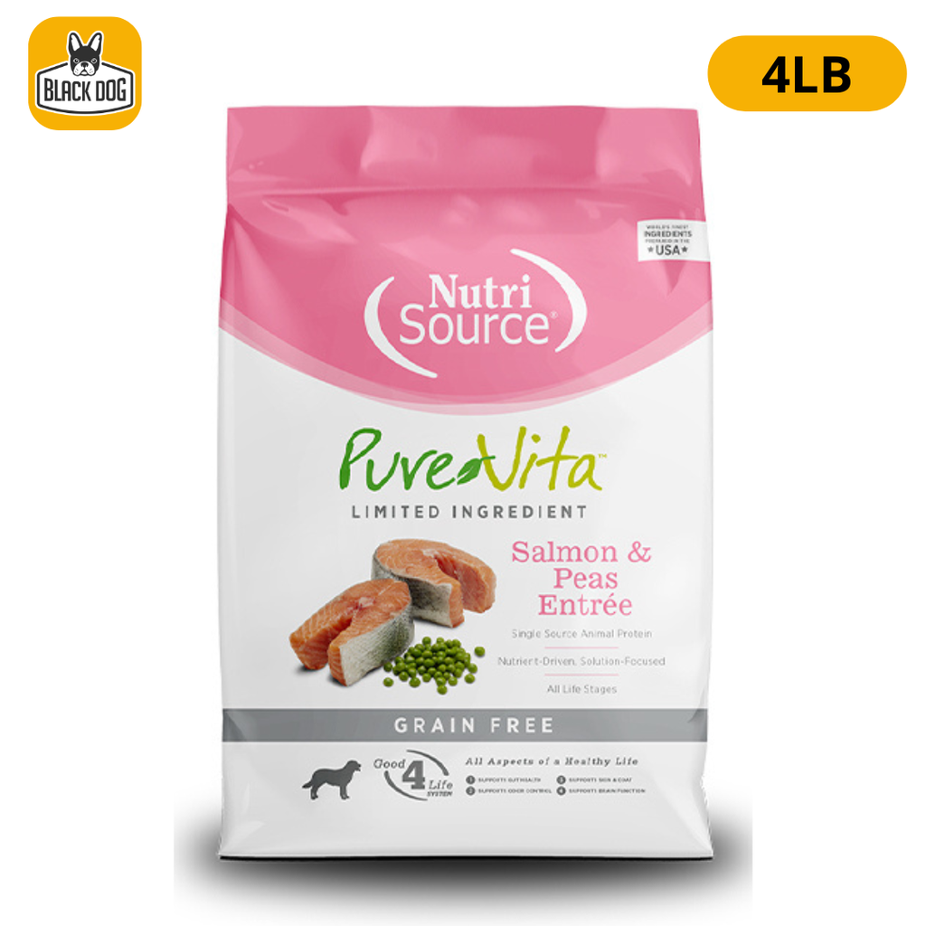 NUTRI SALMON & PEAS 4LB DOG 