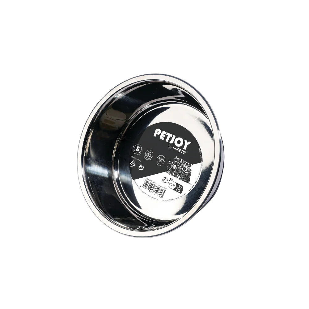 PETJOY CatFamily Stainless Bowl S - Black & White 490 ml