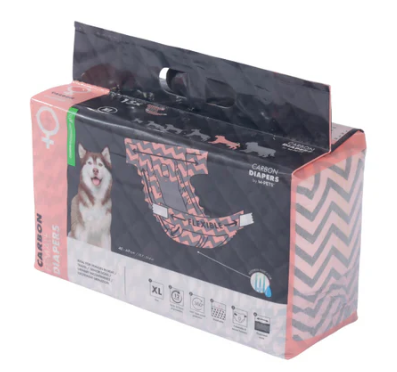 CARBON DIAPERS - Female Dog - (XL) - 15 pcs