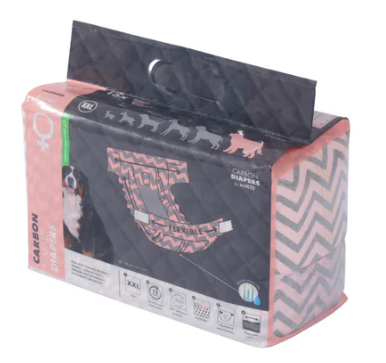 CARBON DIAPERS - Female Dog - (XXL) - 15 pcs