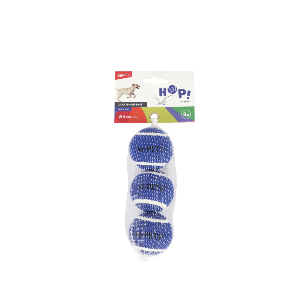 HOP Tennis Ball Blue set 5 cm - 3 pcs