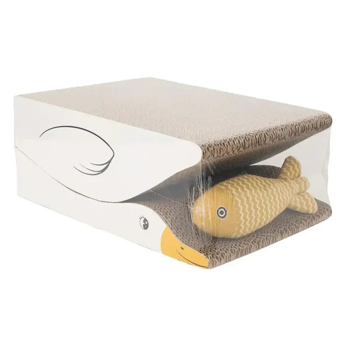 Foadable Goose Scratcher w/Fish toy 70*24cm