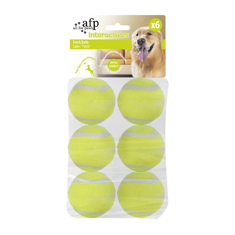 Interactives - Hyper Fetch - Super Bounce Tennis Balls (6 pack)