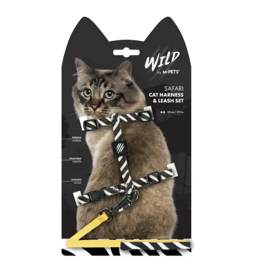WILD Safari Cat harness & leash Set