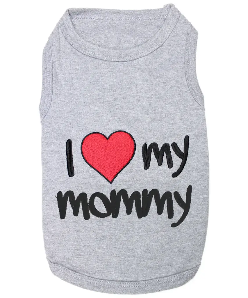 I Love Mommy® - Gray - Gray / S