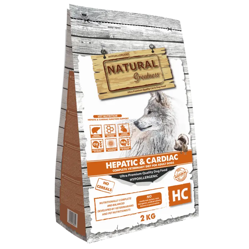 VET DIET HEPATIC & CARDIAC NG DOG 2 KG