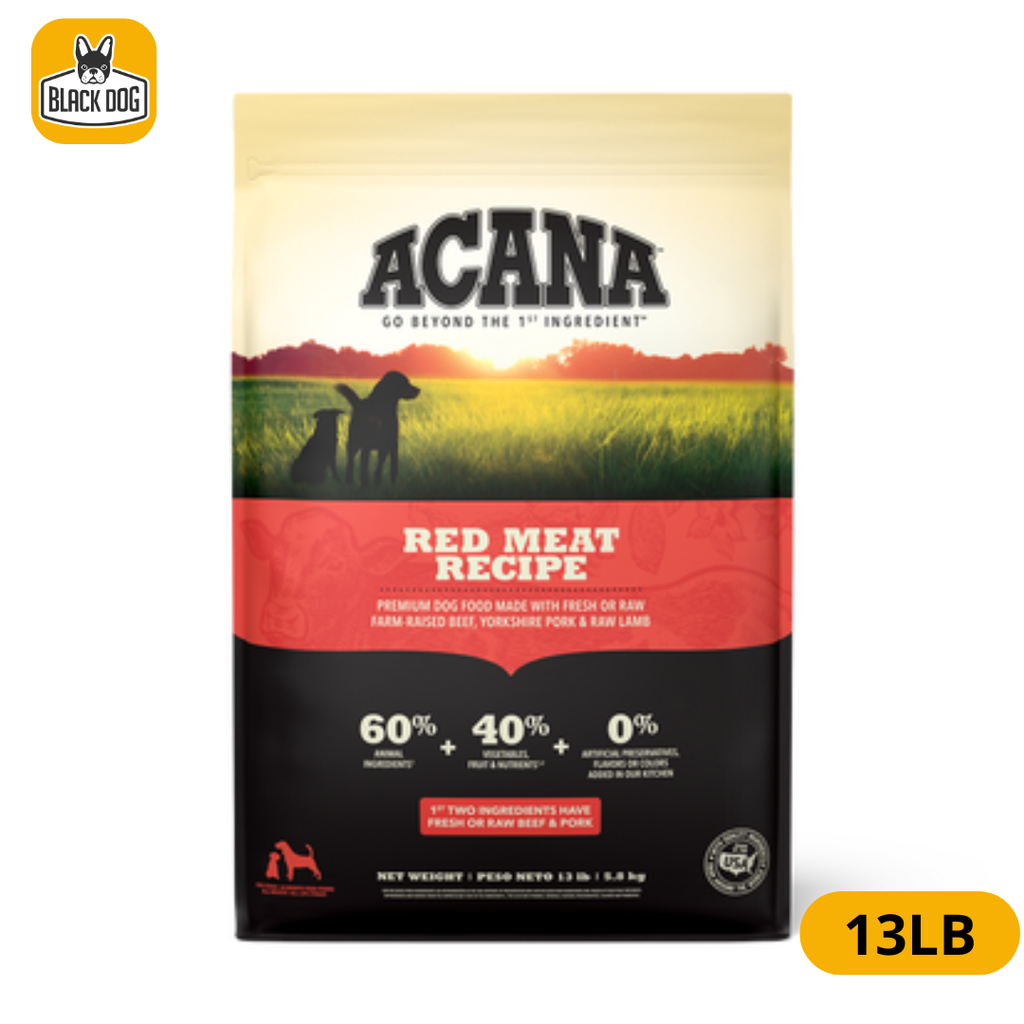 ACANA DOG HERITAGE RED MEATS 13LB