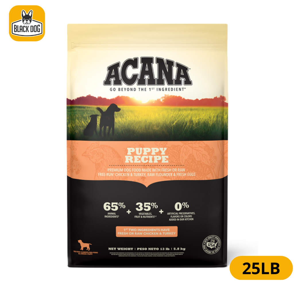 ACANA DOG HERITAGE PUPPY & JUNIOR 25LBS
